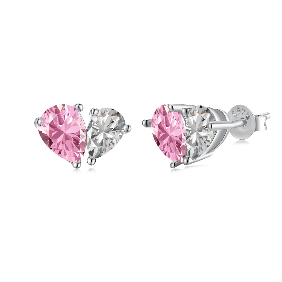 [Love's Uplift]Dazzling Elegant Heart Cut Lover Earrings