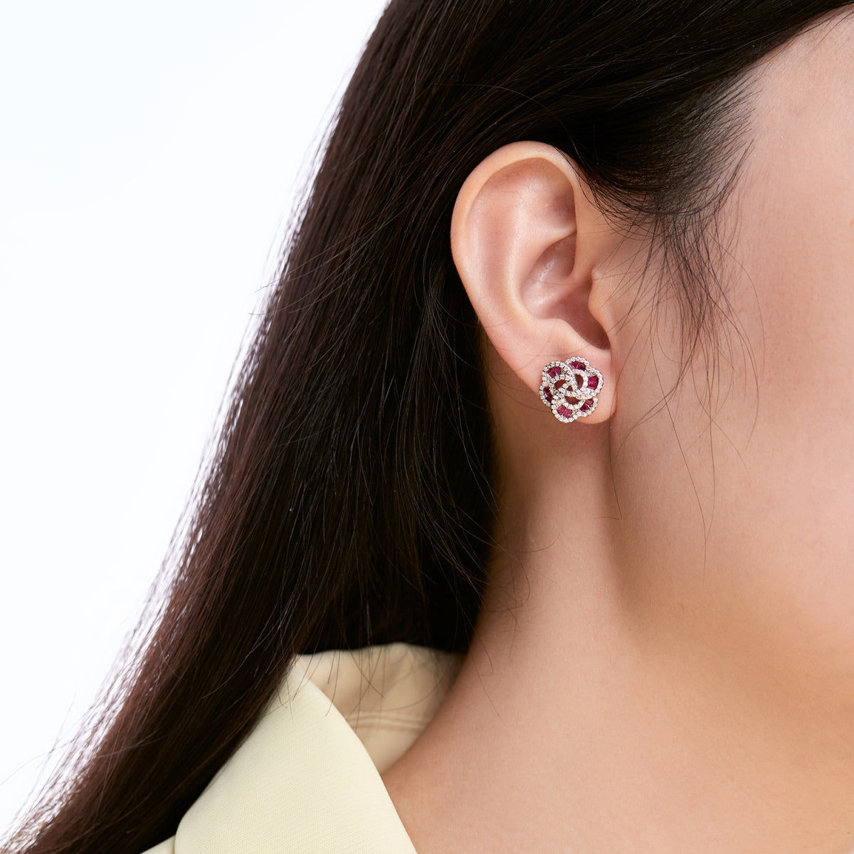 [Love's Uplift]Exquisite Flower Shape Daily Earrings