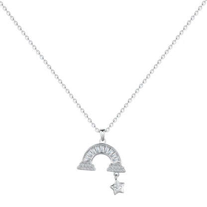 [Love's Uplift]Unique Rainbow Star Necklace