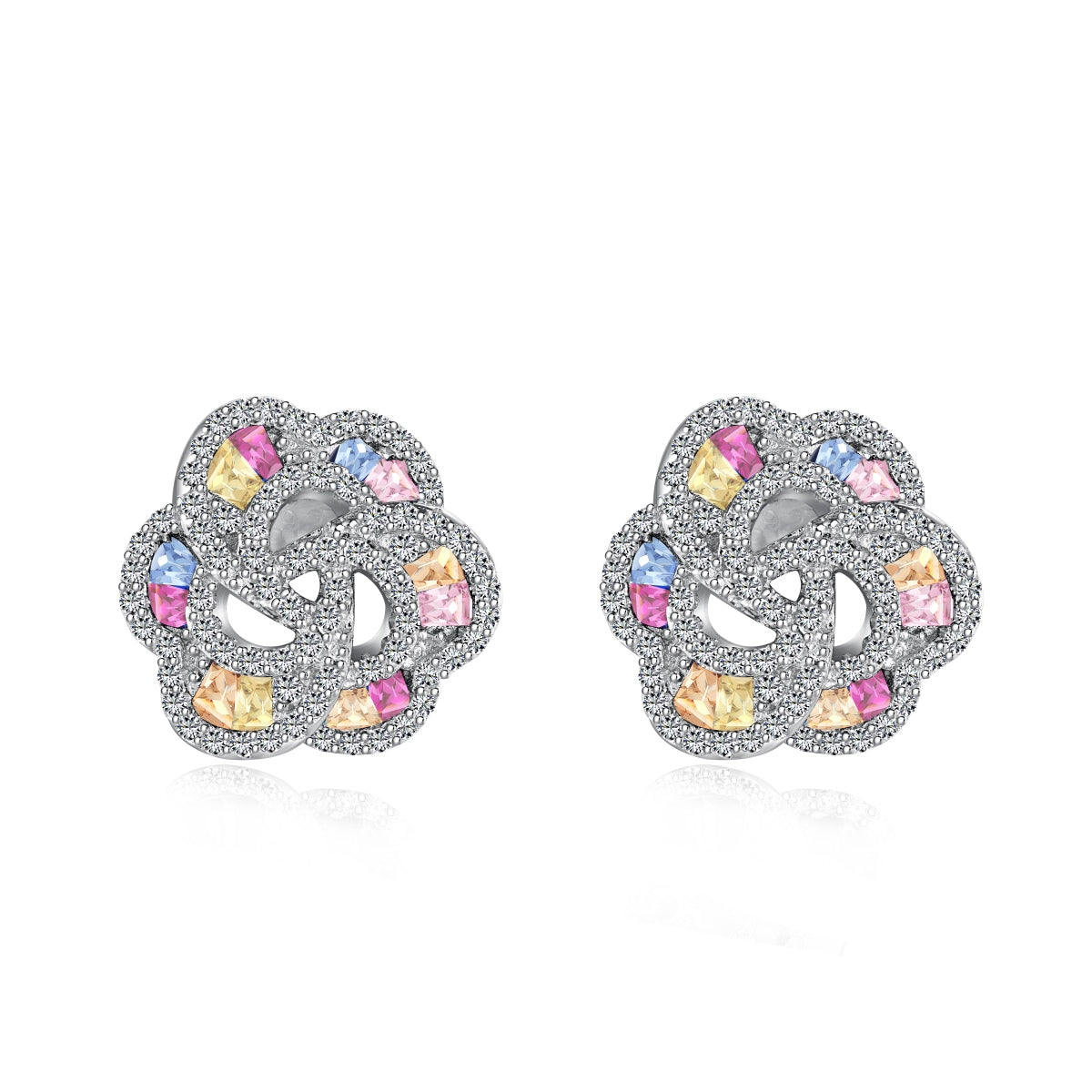 [Love's Uplift]Exquisite Flower Shape Daily Earrings