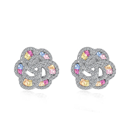 [Love's Uplift]Exquisite Flower Shape Daily Earrings