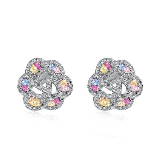 [Love's Uplift]Exquisite Flower Shape Daily Earrings