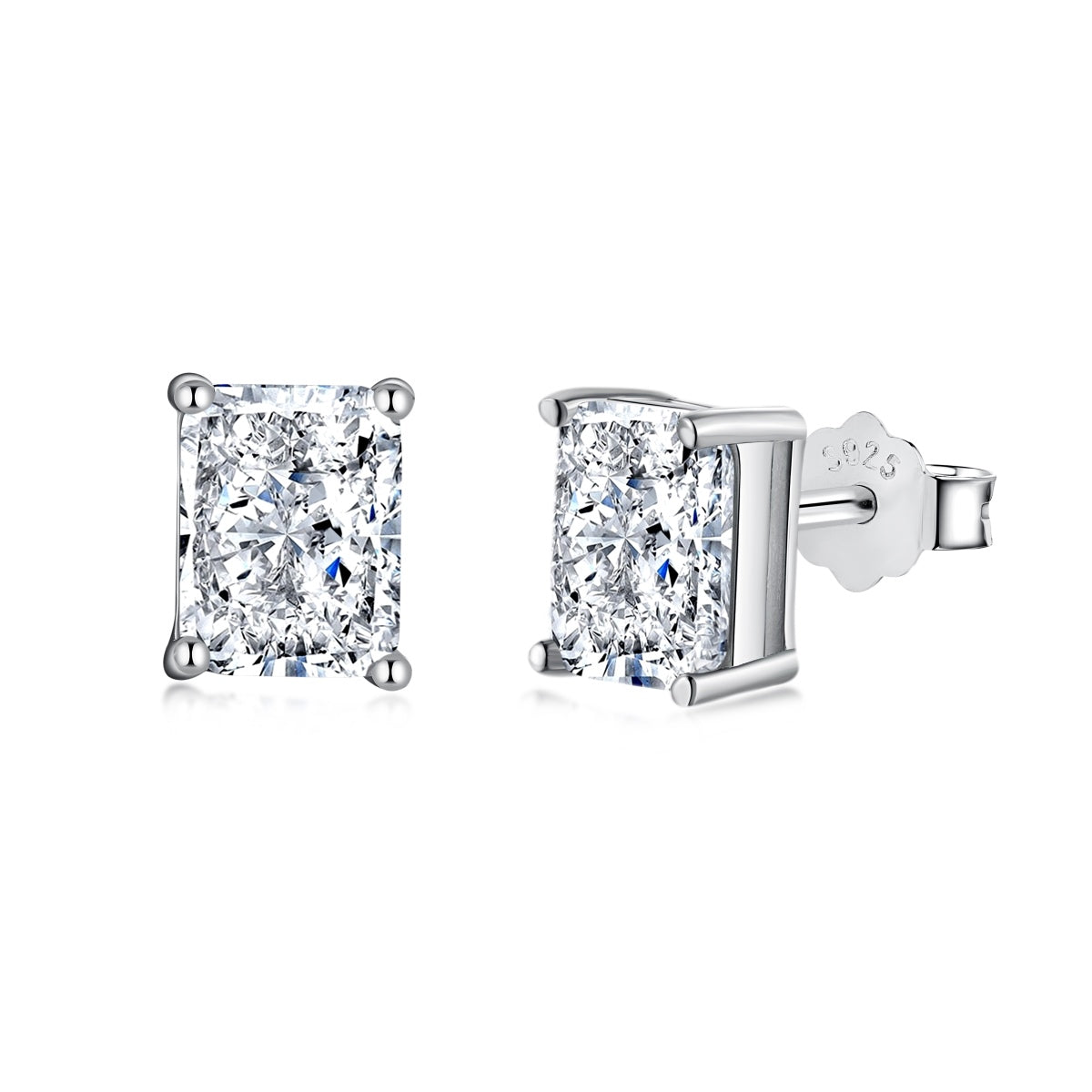 [Love's Uplift]Radiant Luxurious Princess Cut Daily Earrings