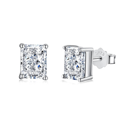 [Love's Uplift]Radiant Luxurious Princess Cut Daily Earrings