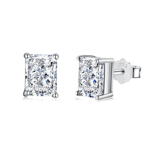 [Love's Uplift]Radiant Luxurious Princess Cut Daily Earrings