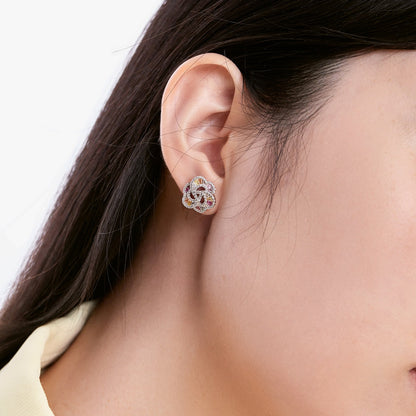 [Love's Uplift]Exquisite Flower Shape Daily Earrings