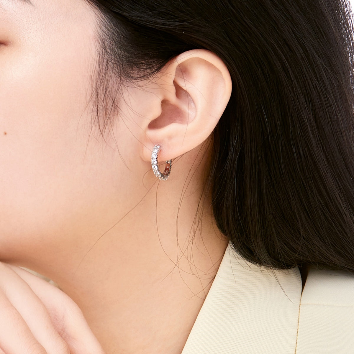 [Love's Uplift]Radiant Colorful Round Cut Earrings