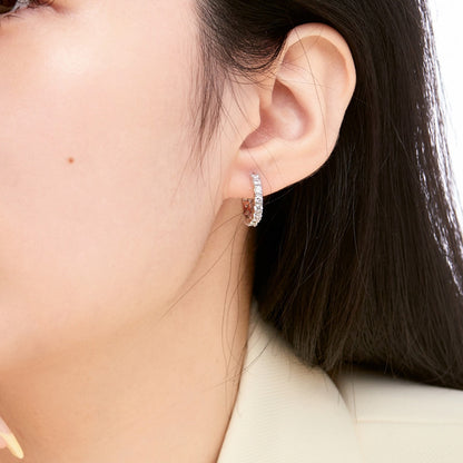 [Love's Uplift]Radiant Colorful Round Cut Earrings