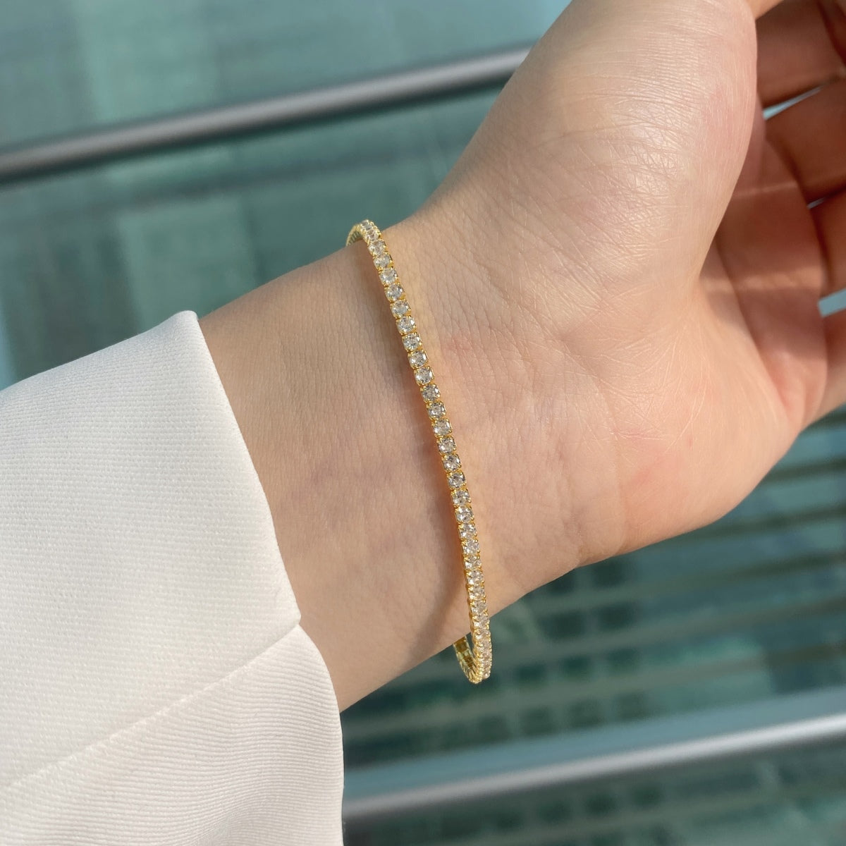 [Love's Uplift]Radiant Colorful Round Cut Party Bracelet