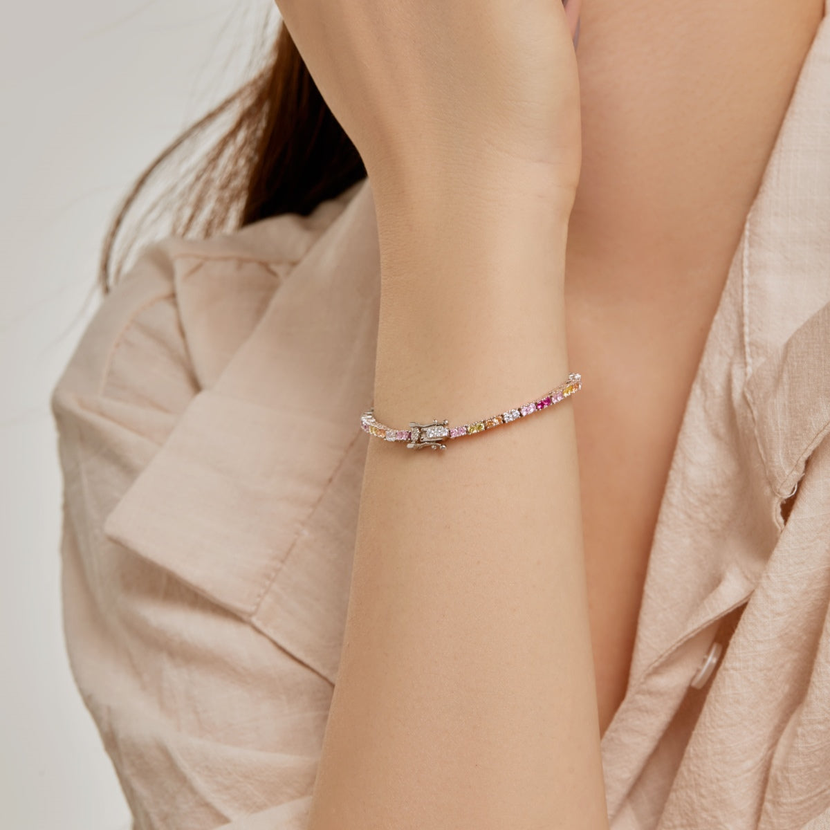 [Love's Uplift]Delicate Romantic Heart Shape Lover Bracelet