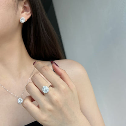 [Love's Uplift]Delicate Gorgeous Pear Cut Daily Earrings