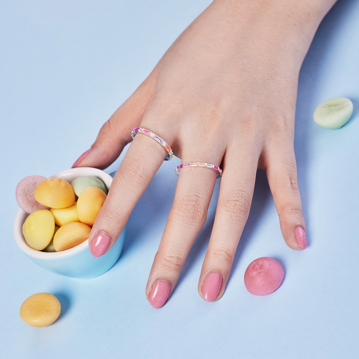 [Love's Uplift]Lively In Shades Elegant Radiant Cut Daily Ring