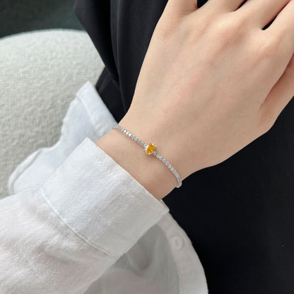 [Love's Uplift]0.75 Carat Exquisite Oval Cut Daily Bracelet