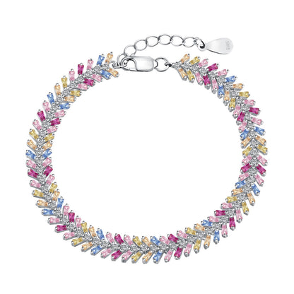 [Love's Uplift]Dainty Radiant Emerald Cut Daily Bracelet