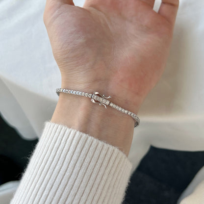 [Love's Uplift]Dazzling Exquisite Round Cut Daily Bracelet