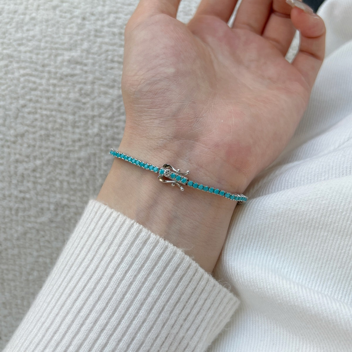 [Love's Uplift]Dazzling Exquisite Round Cut Daily Bracelet
