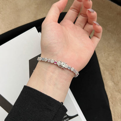 [Love's Uplift]Dazzling Radiant Multi Cut Daily Bracelet