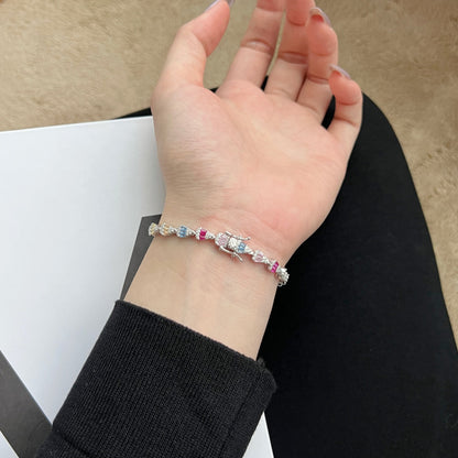 [Love's Uplift]Radiant Water Drop Shape Daily Bracelet