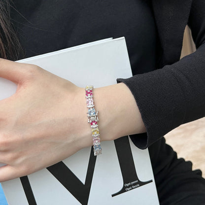 [Love's Uplift]Delicate Colorful Multi Cut Party Bracelet