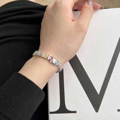 [Love's Uplift]Delicate Colorful Multi Cut Party Bracelet
