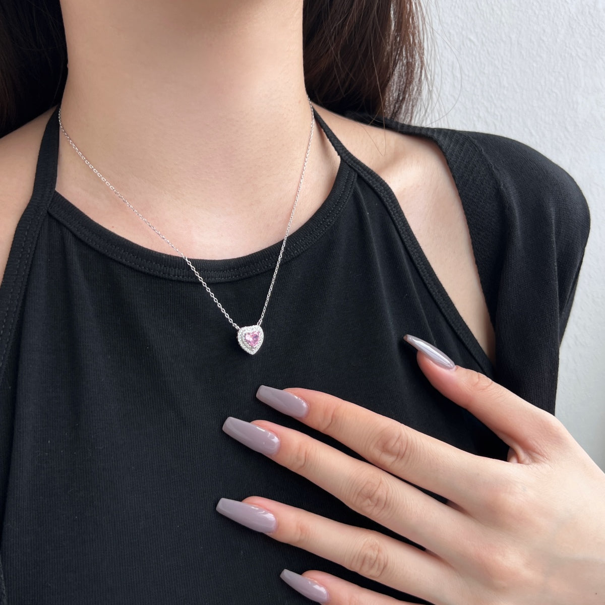 [Love's Uplift]Exquisite Heart Shape Necklace