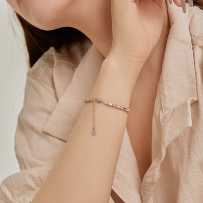 [Love's Uplift]Delicate Romantic Heart Shape Lover Bracelet