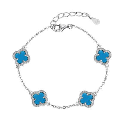 [Love's Uplift]Four-Leaf Clover Exquisite Bracelet