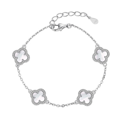 [Love's Uplift]Four-Leaf Clover Exquisite Bracelet
