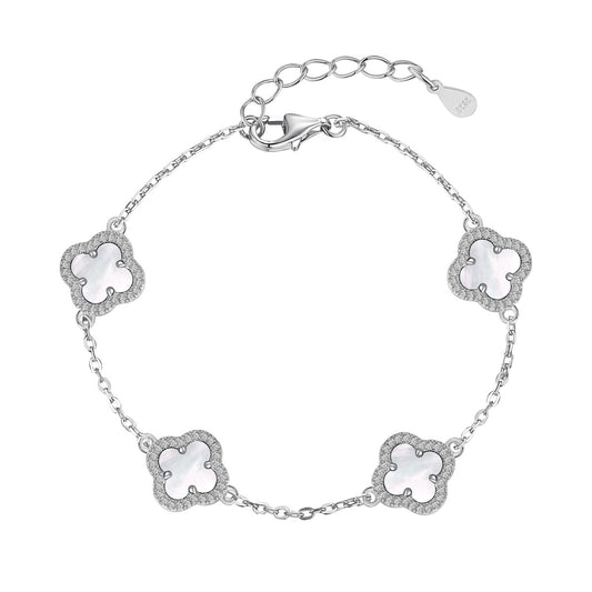 [Love's Uplift]Four-Leaf Clover Exquisite Bracelet