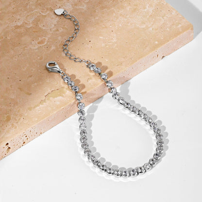 [Love's Uplift]Dazzling Sparkling Round Cut Daily Bracelet