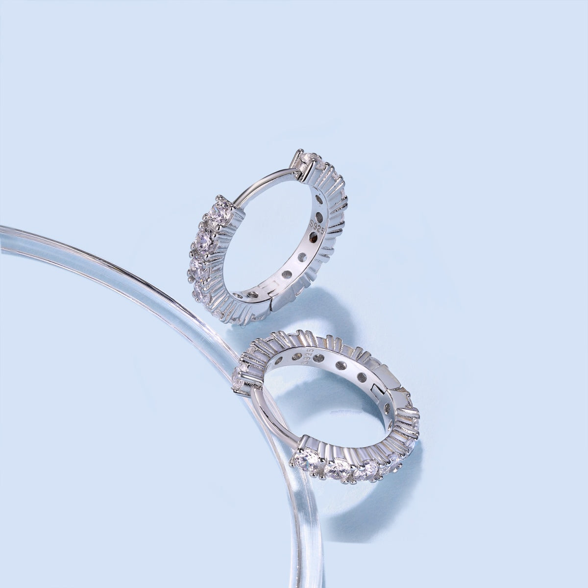 [Love's Uplift]Radiant Colorful Round Cut Earrings