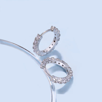 [Love's Uplift]Radiant Colorful Round Cut Earrings