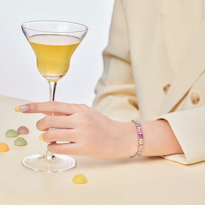 [Love's Uplift]Delicate Colorful Multi Cut Party Bracelet