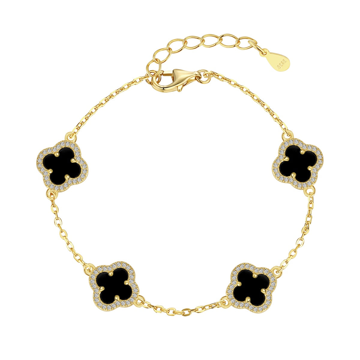 [Love's Uplift]Four-Leaf Clover Exquisite Bracelet