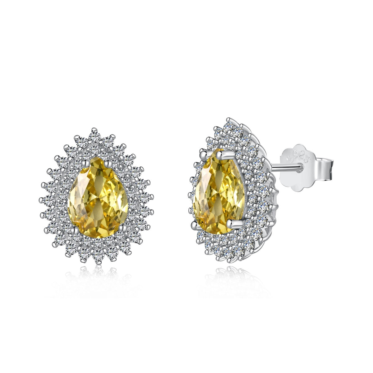 [Love's Uplift]Delicate Gorgeous Pear Cut Daily Earrings
