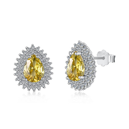 [Love's Uplift]Delicate Gorgeous Pear Cut Daily Earrings