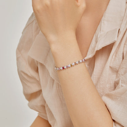 [Love's Uplift]Radiant Colorful Round Shape Daily Bracelet