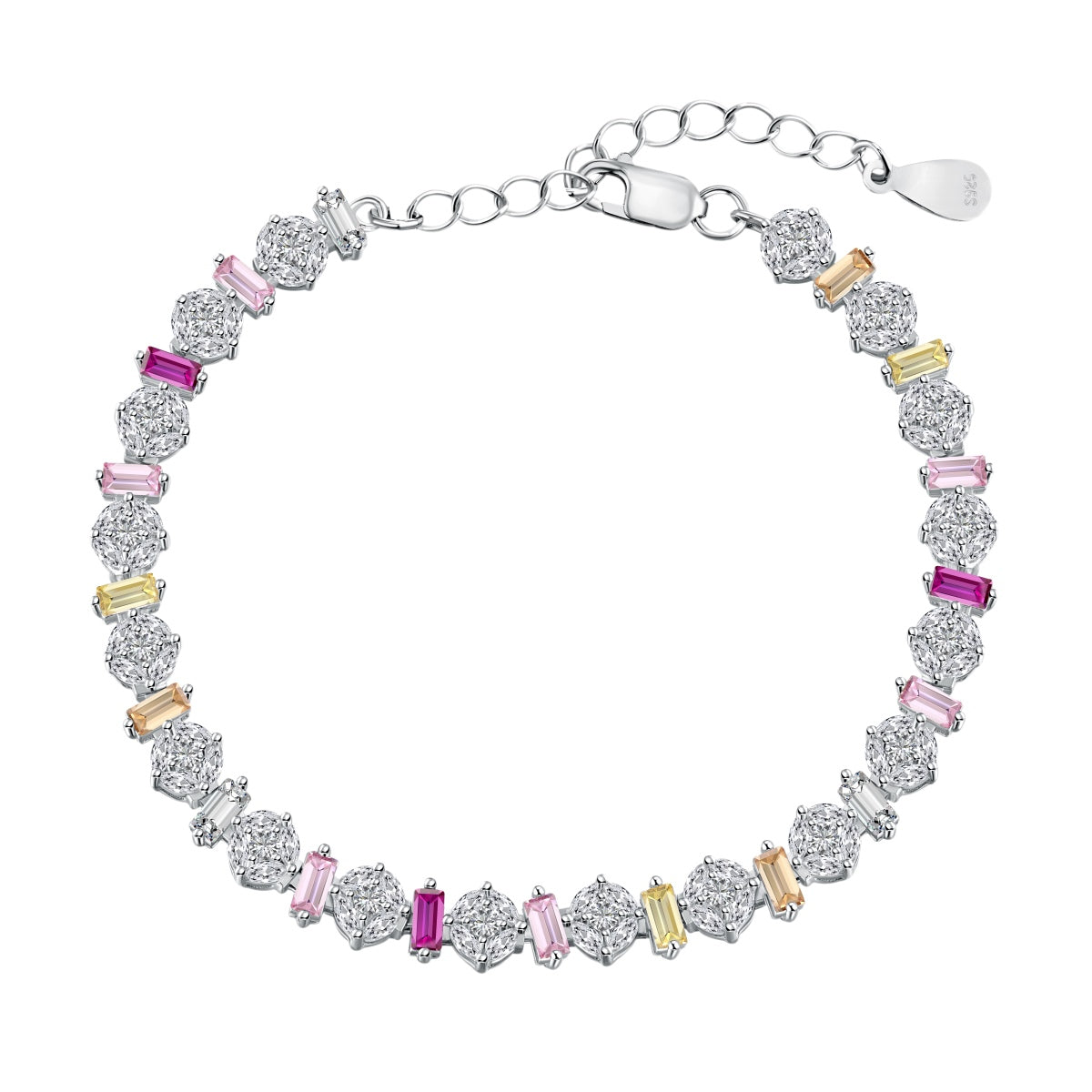 [Love's Uplift]Radiant Colorful Round Shape Daily Bracelet