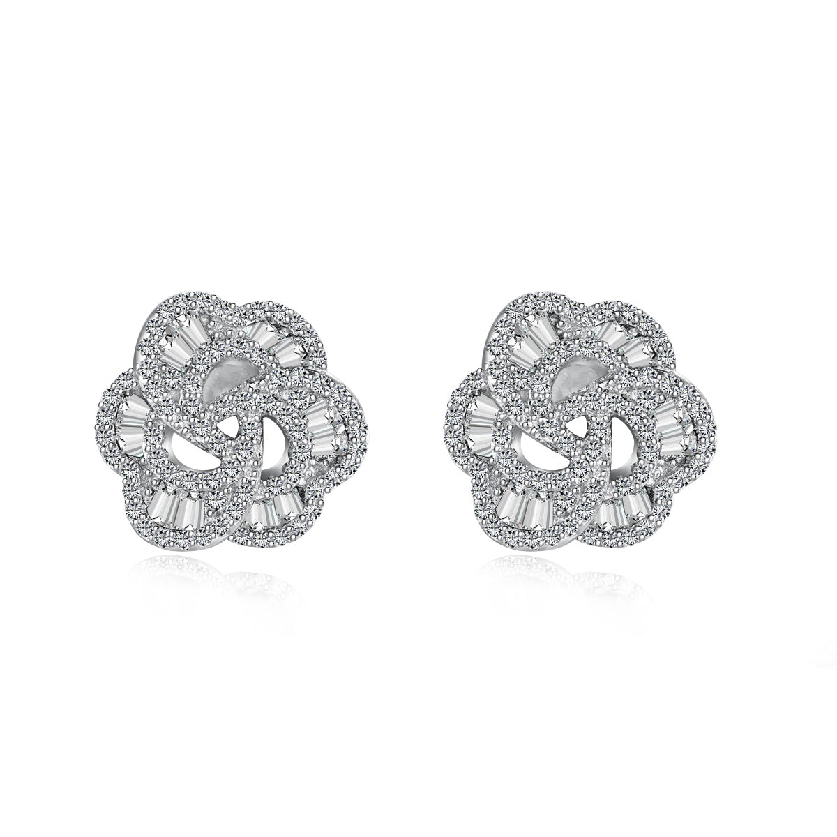 [Love's Uplift]Exquisite Flower Shape Daily Earrings