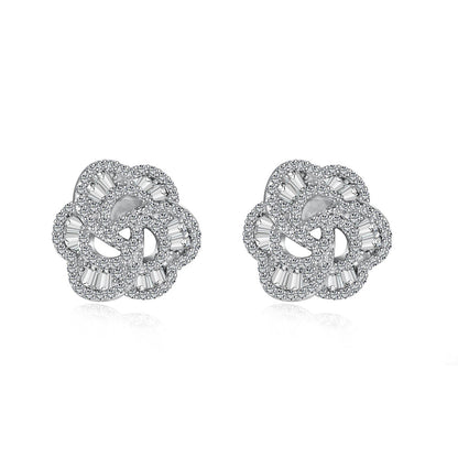 [Love's Uplift]Exquisite Flower Shape Daily Earrings