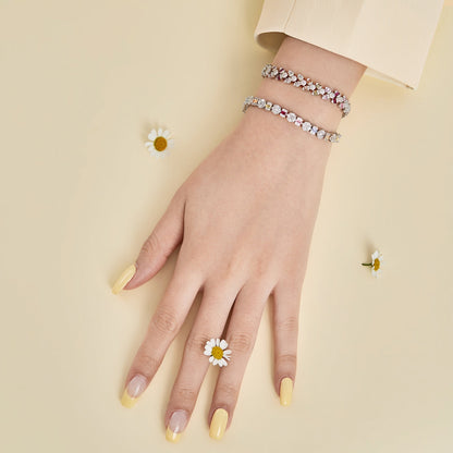 [Love's Uplift]Dazzling Radiant Multi Cut Daily Bracelet