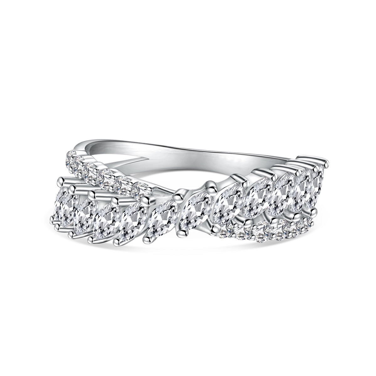 [Love's Uplift]Unique Colorful Marquise Cut Daily Ring