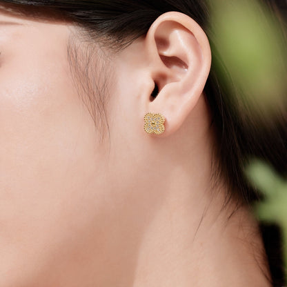 [Love's Uplift]Four Leaf Clover Fashion Earrings