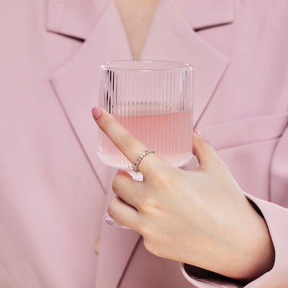 [Love's Uplift]Exquisite Colorful Round Cut Party Ring