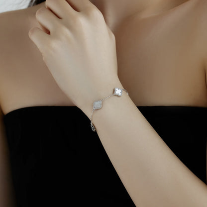 [Love's Uplift]Four-Leaf Clover Exquisite Bracelet
