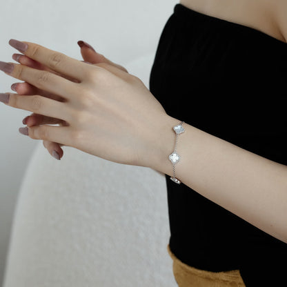 [Love's Uplift]Four-Leaf Clover Exquisite Bracelet