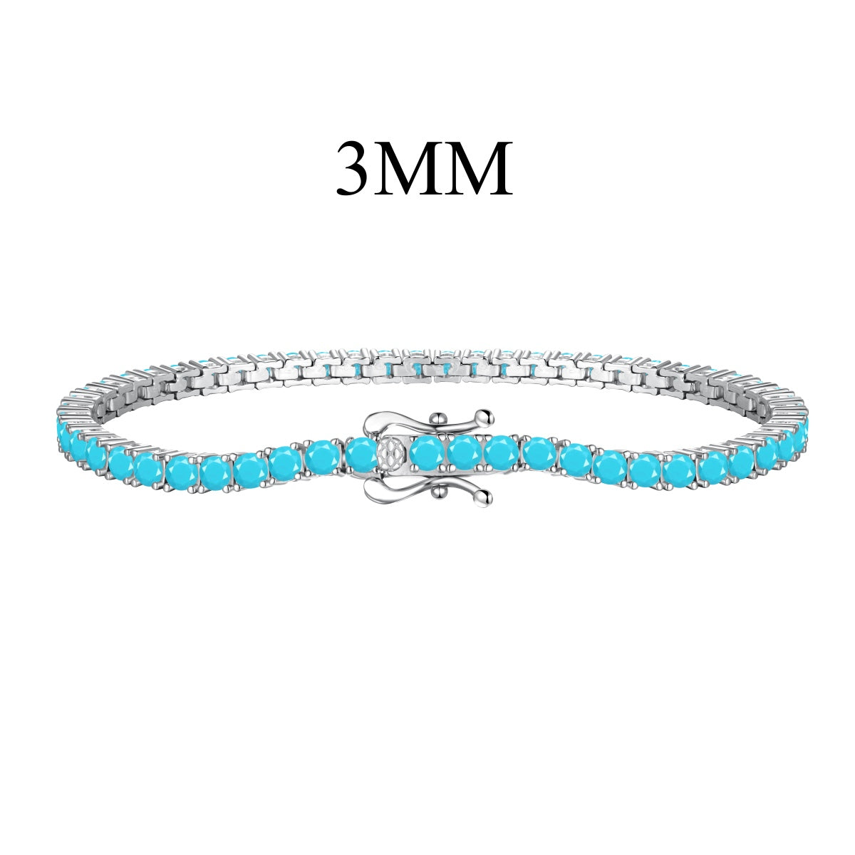 [Love's Uplift]Dainty Charming Round Cut Tennis Bracelet