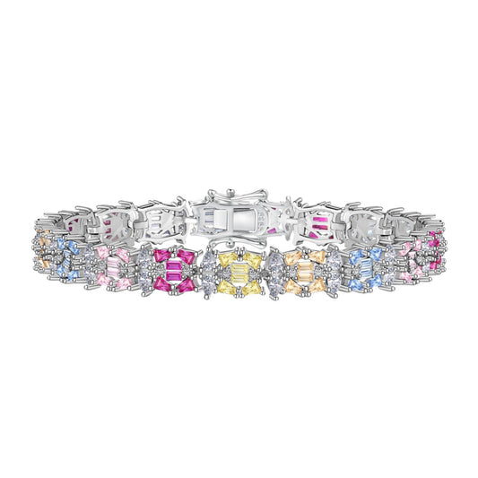 [Love's Uplift]Delicate Colorful Multi Cut Party Bracelet
