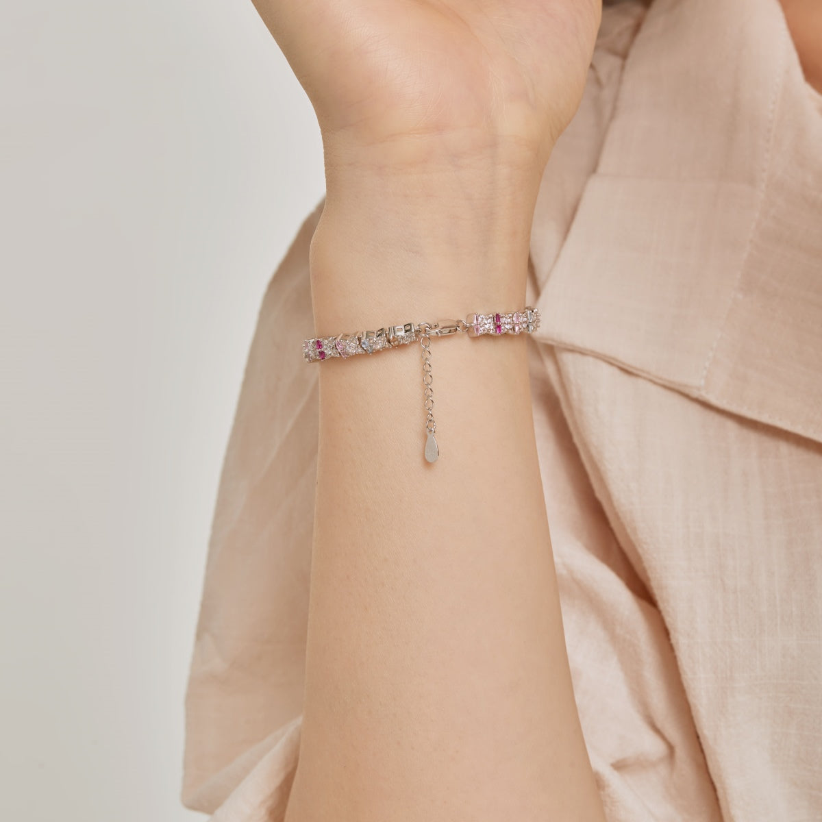 [Love's Uplift]Unique Colorful Flower Shape Daily Bracelet