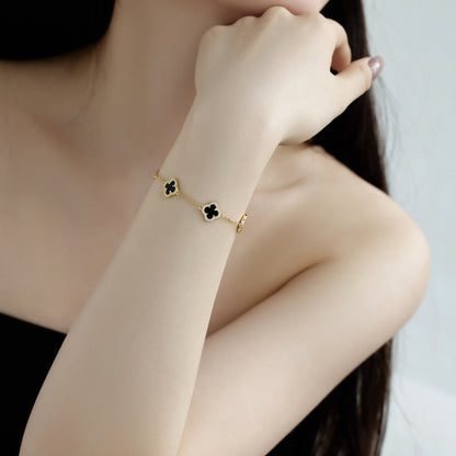 [Love's Uplift]Four-Leaf Clover Exquisite Bracelet